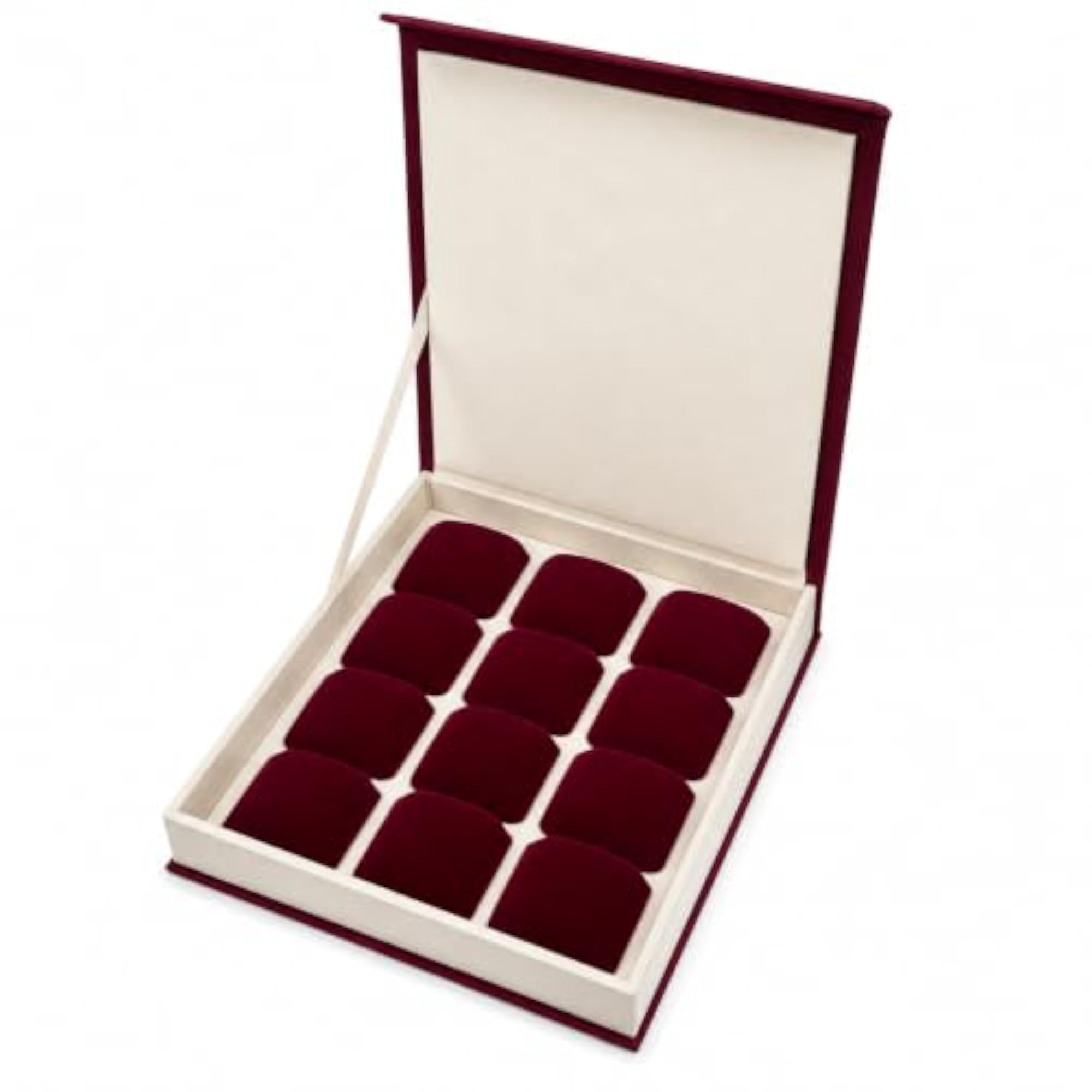 Premium 12-Set Earring & Stud Jewellery Organizer Box